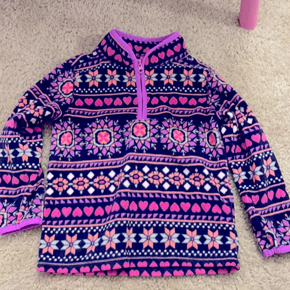 Toddler girl pull over sweater